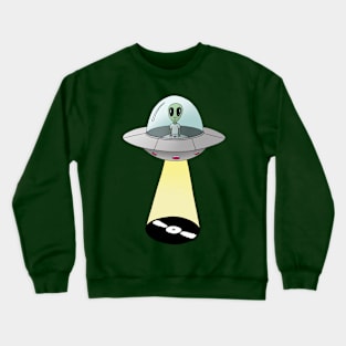 Alien Record Lover Crewneck Sweatshirt